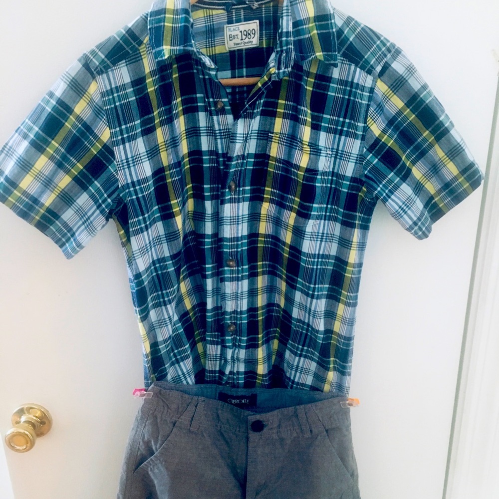 Shirt and Short set - aged 12 years